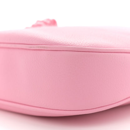 Versace Calfskin La Medusa Small Hobo Crossbody Pink 9 of 11