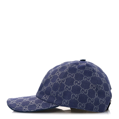 Gucci Monogram New GG Baseball Hat S Blue Grey 4 of 10