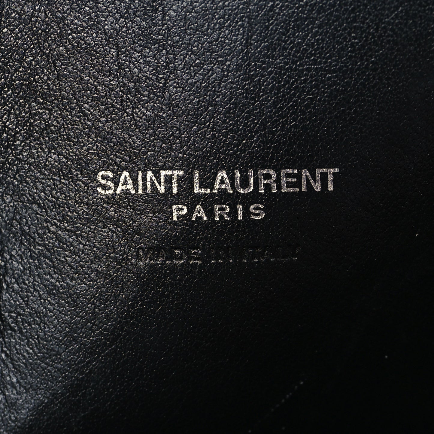 Grained Calfskin Nano Sac De Jour Black