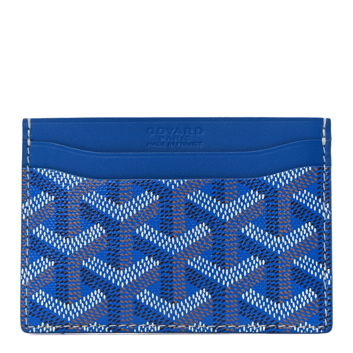 Goyard Goyardine Saint Sulpice Card Holder Sky Blue 1 of 9