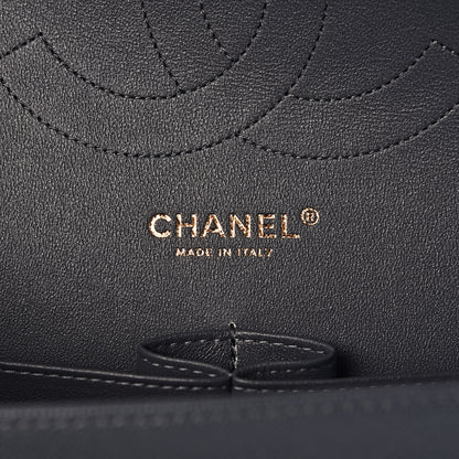 Chanel Caviar Quilted Jumbo Double Flap Dark Grey 6 of 10