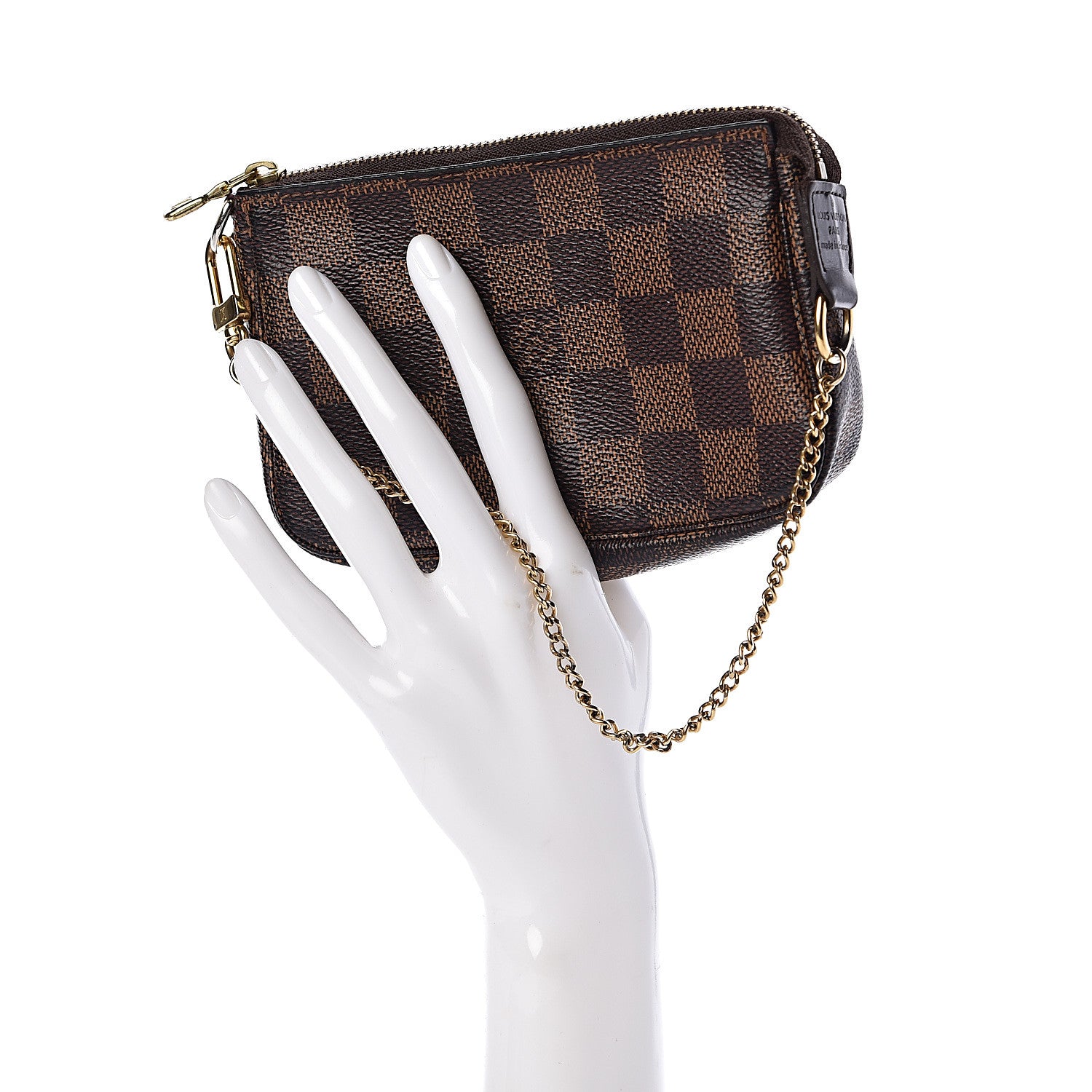 Louis Vuitton Damier Ebene Mini Pochette Accessories 2 of 7