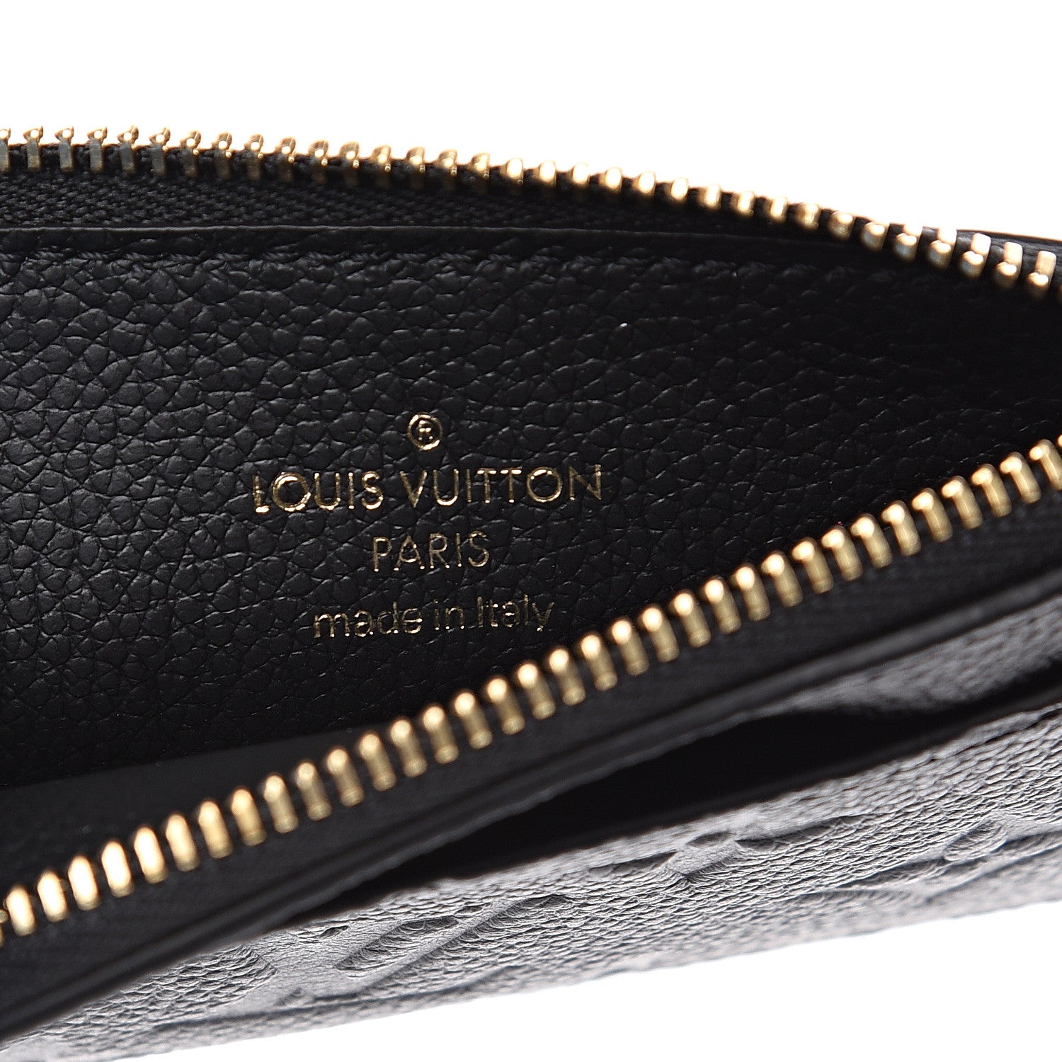 Louis Vuitton Empreinte Zipper Card Holder Black 5 of 6