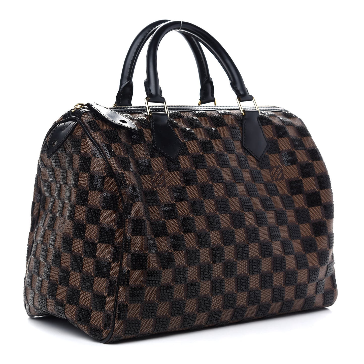 Damier Paillettes Speedy 30 Black
