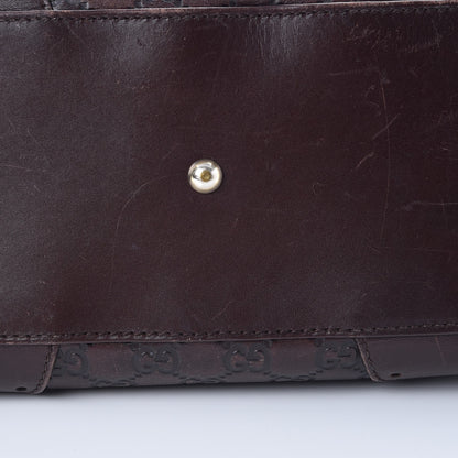 Gucci Guccissima Large Punch Tote Chocolate Brown 23 of 27