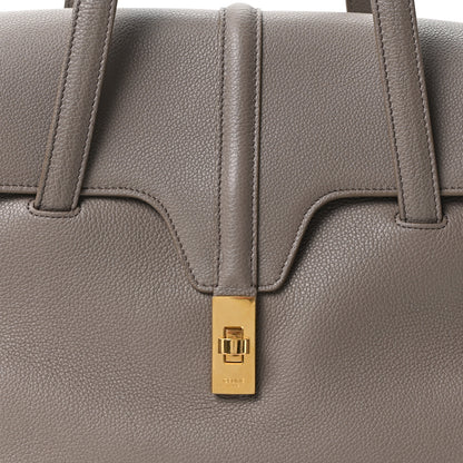 Celine Supple Grained Calfskin Medium Soft 16 Bag Pebble 7 of 9