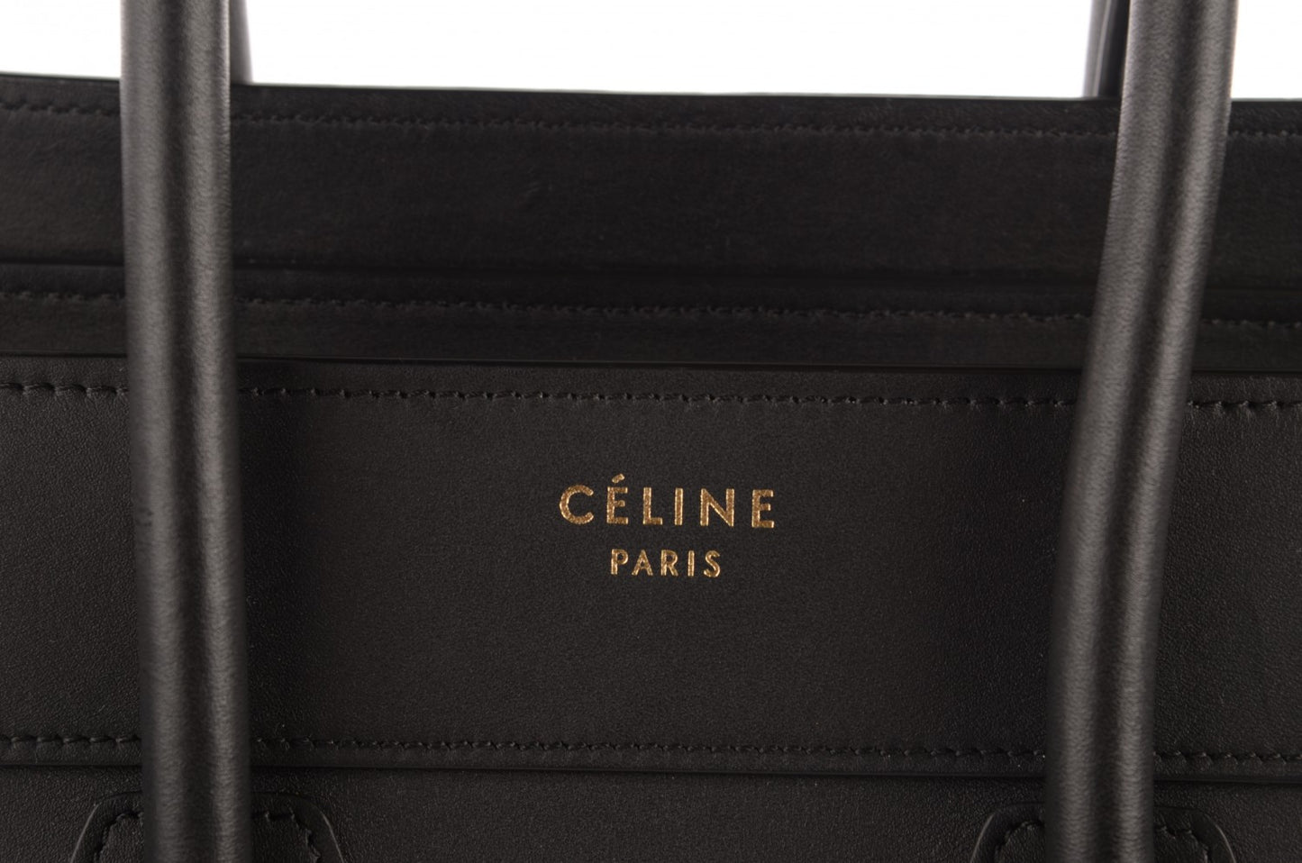 Smooth Calfskin Micro Luggage Black
