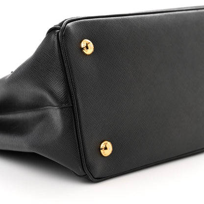 Prada Saffiano Lux Medium Tote Black 8 of 11
