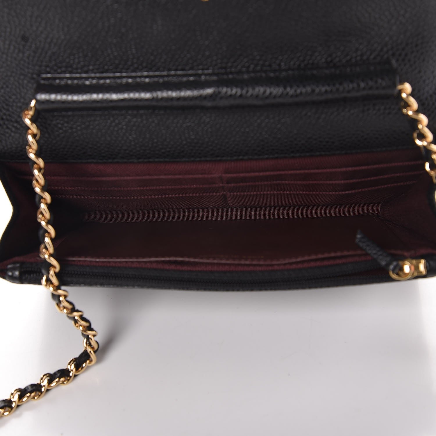 Chanel Caviar Quilted Wallet On Chain WOC Black 6 of 11