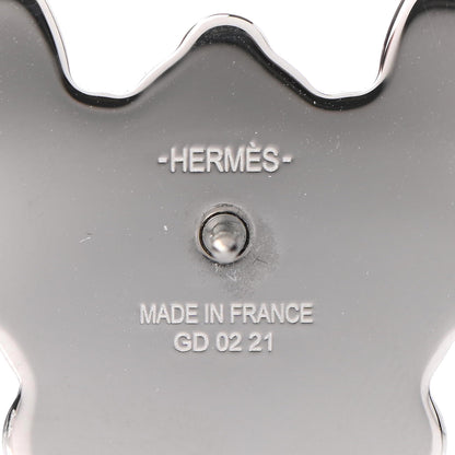 Hermes Palladium Hello Mr Farrier Badge 4 of 4
