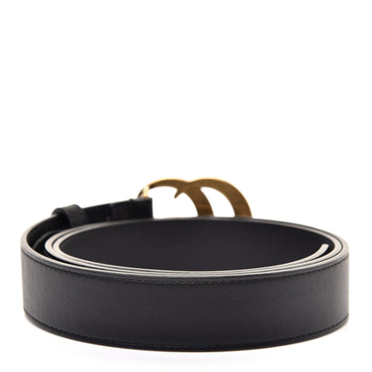 Gucci Calfskin Double G 30mm Belt 95 38 Black 3 of 6