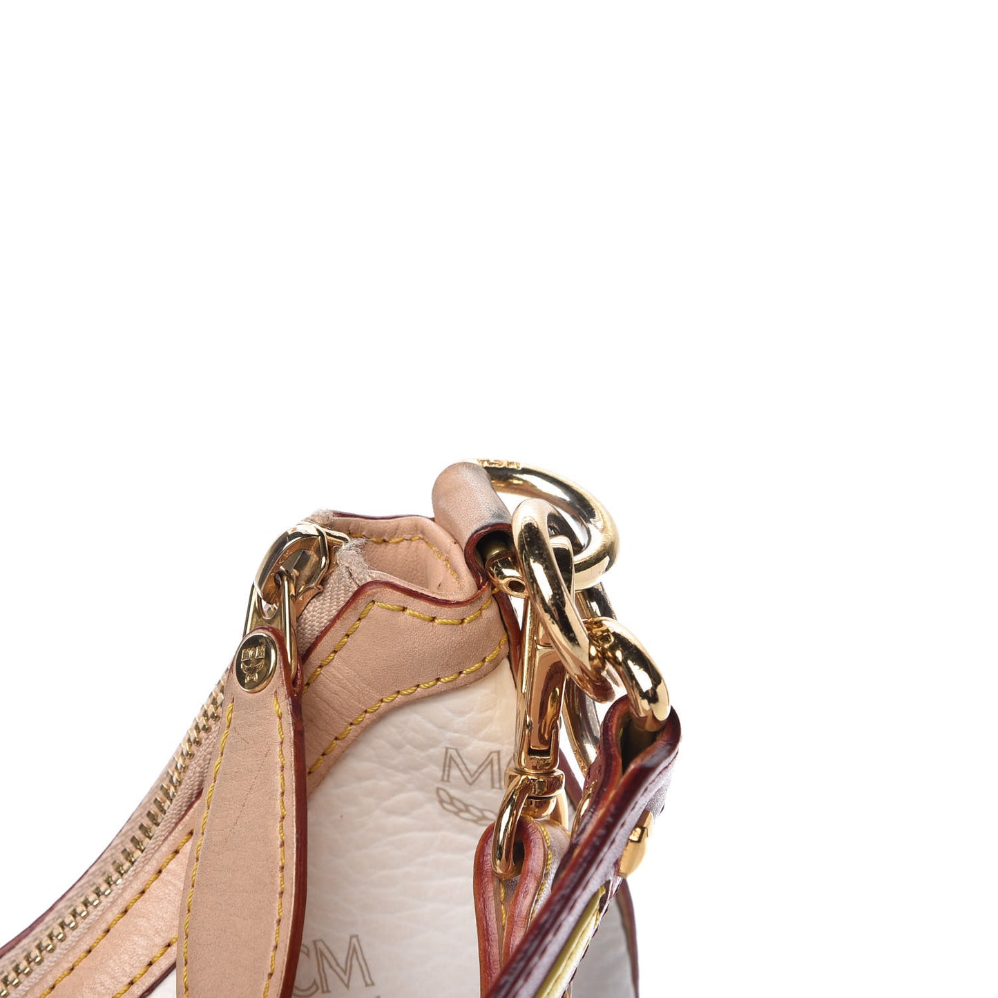 Visetos Striped Hobo White