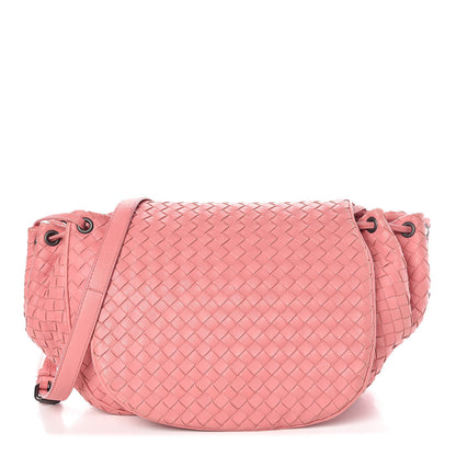 Bottega Veneta Nappa Intrecciato Messenger Bag Petal Pink 1 of 13