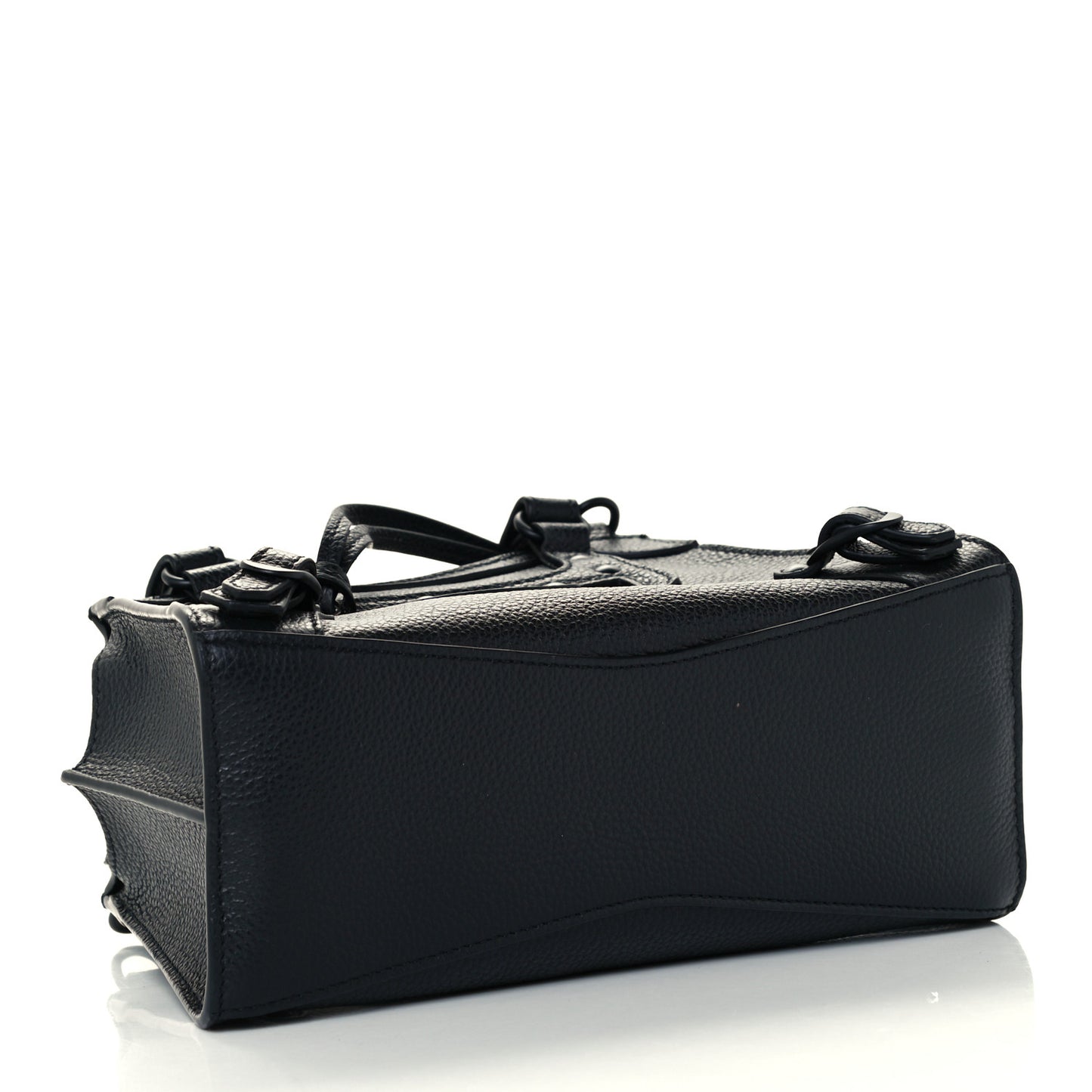 Grained Calfskin Neo Classic Black Hardware Mini City Black