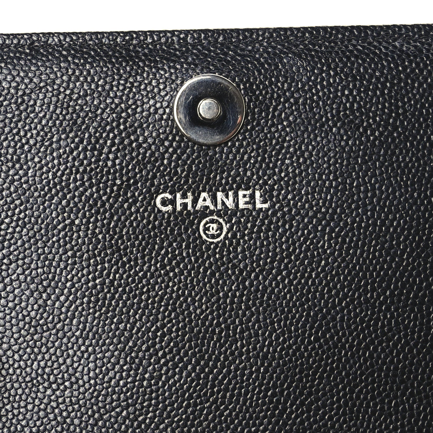 Chanel Caviar Quilted Square Wallet On Chain WOC Black 6 of 12