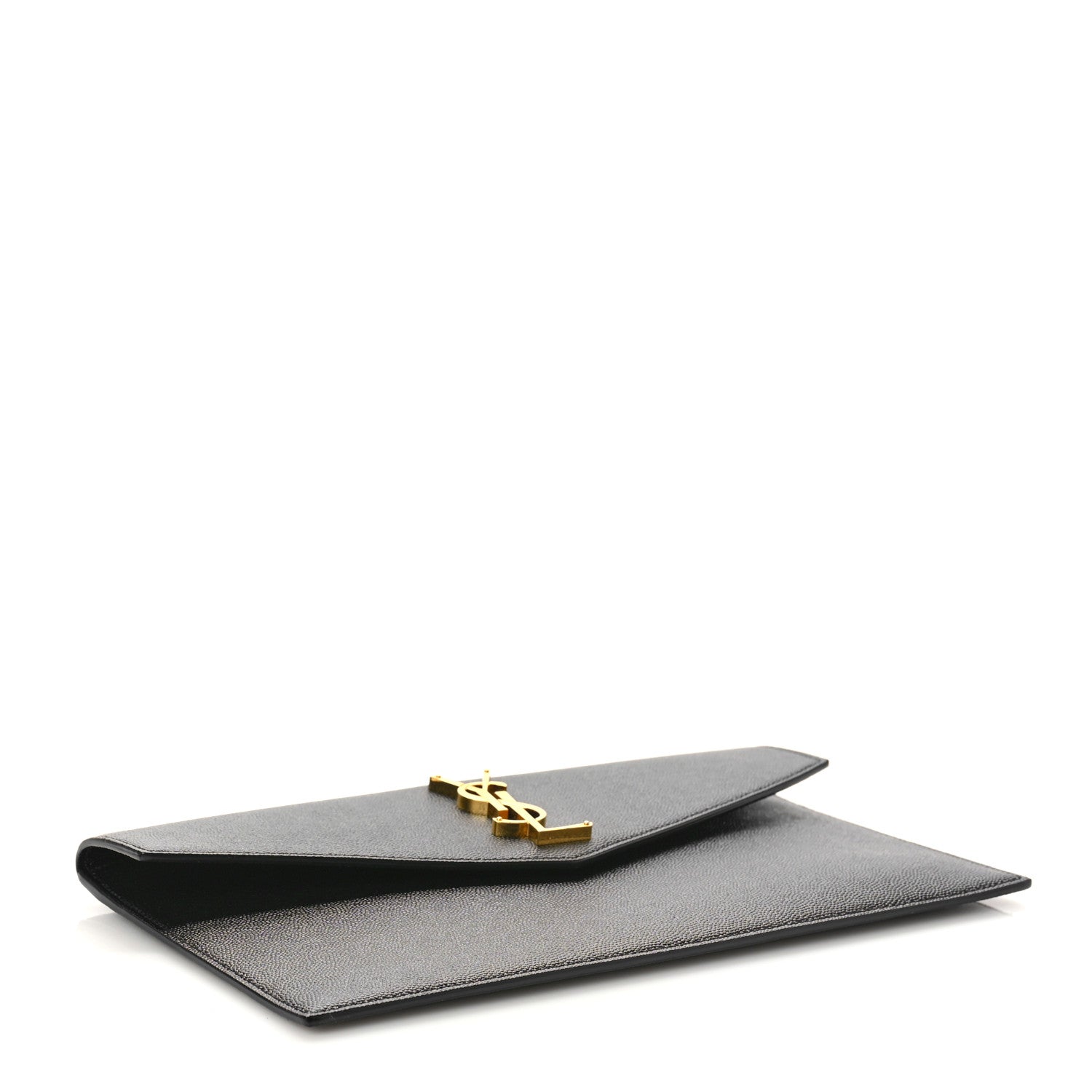 Saint Laurent Grain De Poudre Uptown Pouch Black 4 of 9