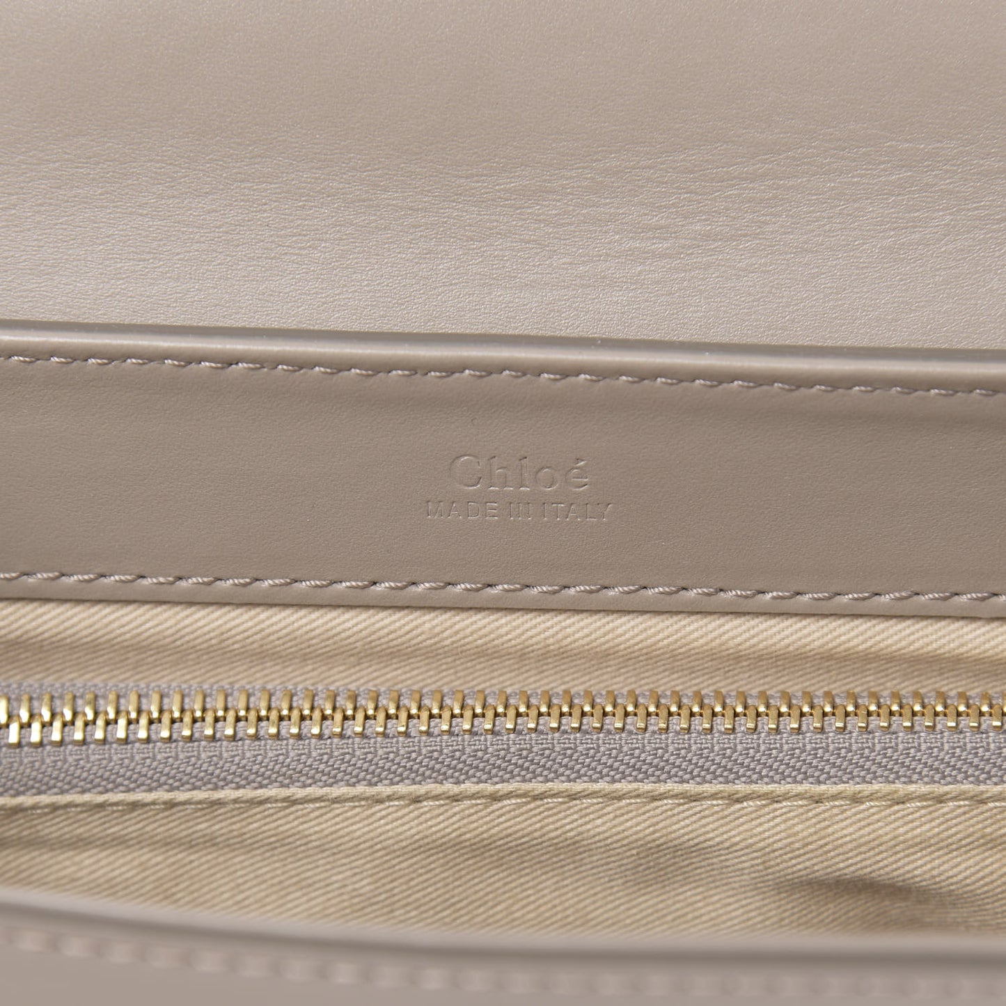 Calfskin Small C Double Carry Motty Grey