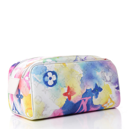 Louis Vuitton Monogram Watercolor Dopp Kit Toilet Pouch Multicolor 3 of 7