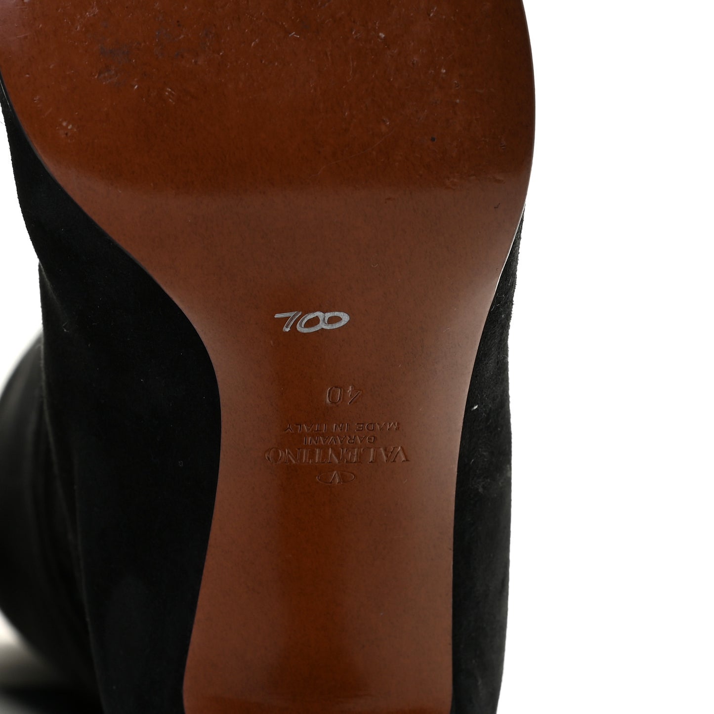 Suede VLogo Boots 40 Black