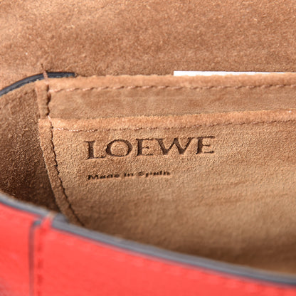 Loewe Grained Calfskin Mini Gate Crossbody Bag Scarlet Burnt Red 6 of 10