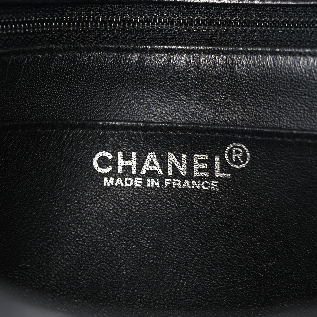 Patent Quilted Medium Single Flap Black
