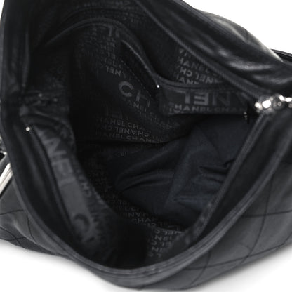 Chanel Lambskin Stitched Medium Ultimate Soft Tote Black 5 of 10