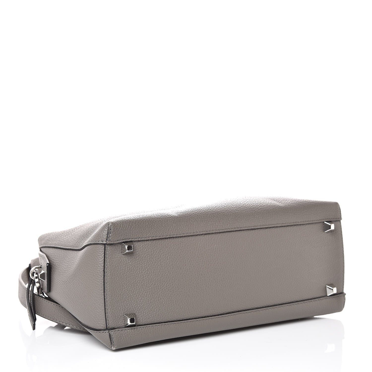 MCM Grained Calfskin Medium Ella Boston Grey 5 of 10