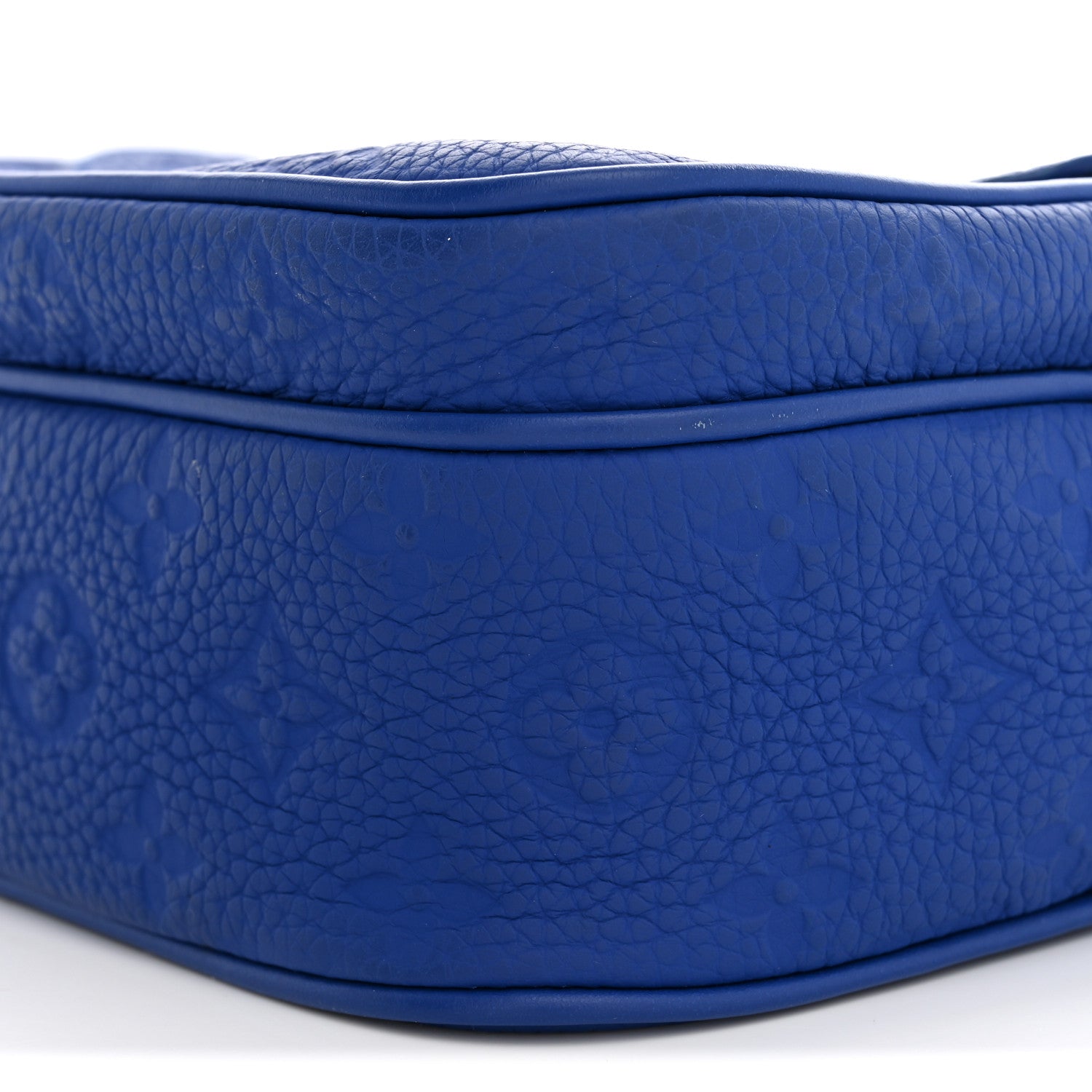 Louis Vuitton Taurillon Monogram S Lock Messenger Blue 9 of 9