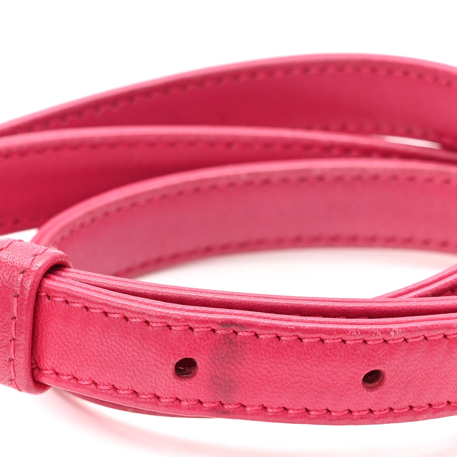 Christian Dior Lambskin Cannage Mini Lady Dior Fuchsia 9 of 13