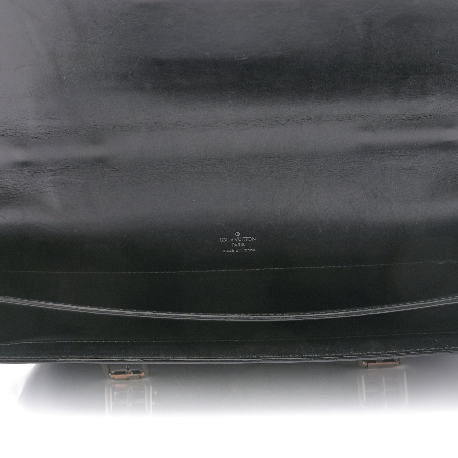 Louis Vuitton Epi Larry Briefcase Black 4 of 7