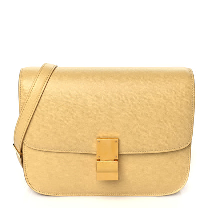 Celine Box Liege Calfskin Medium Classic Box Flap Bag Sand 1 of 17