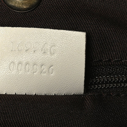Gucci Monogram Medium New Britt Tote Off White 7 of 9