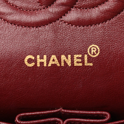 Chanel Lambskin Quilted Medium Double Flap Black 6 of 9