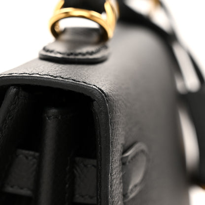 Hermes Epsom Kelly Sellier 25 Black 11 of 13