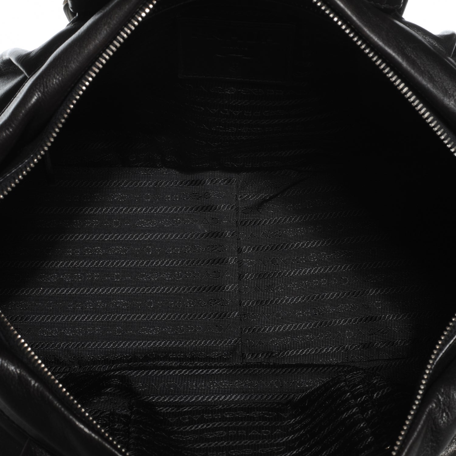 Prada Vitello Soft Shopping Satchel Black 6 of 8