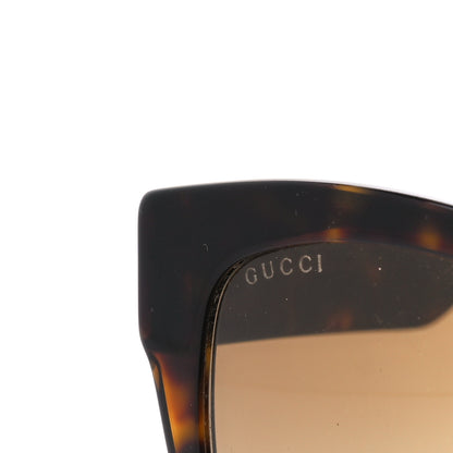 Gucci Acetate Square Frame Sunglasses GG0459S Tortoise 7 of 8