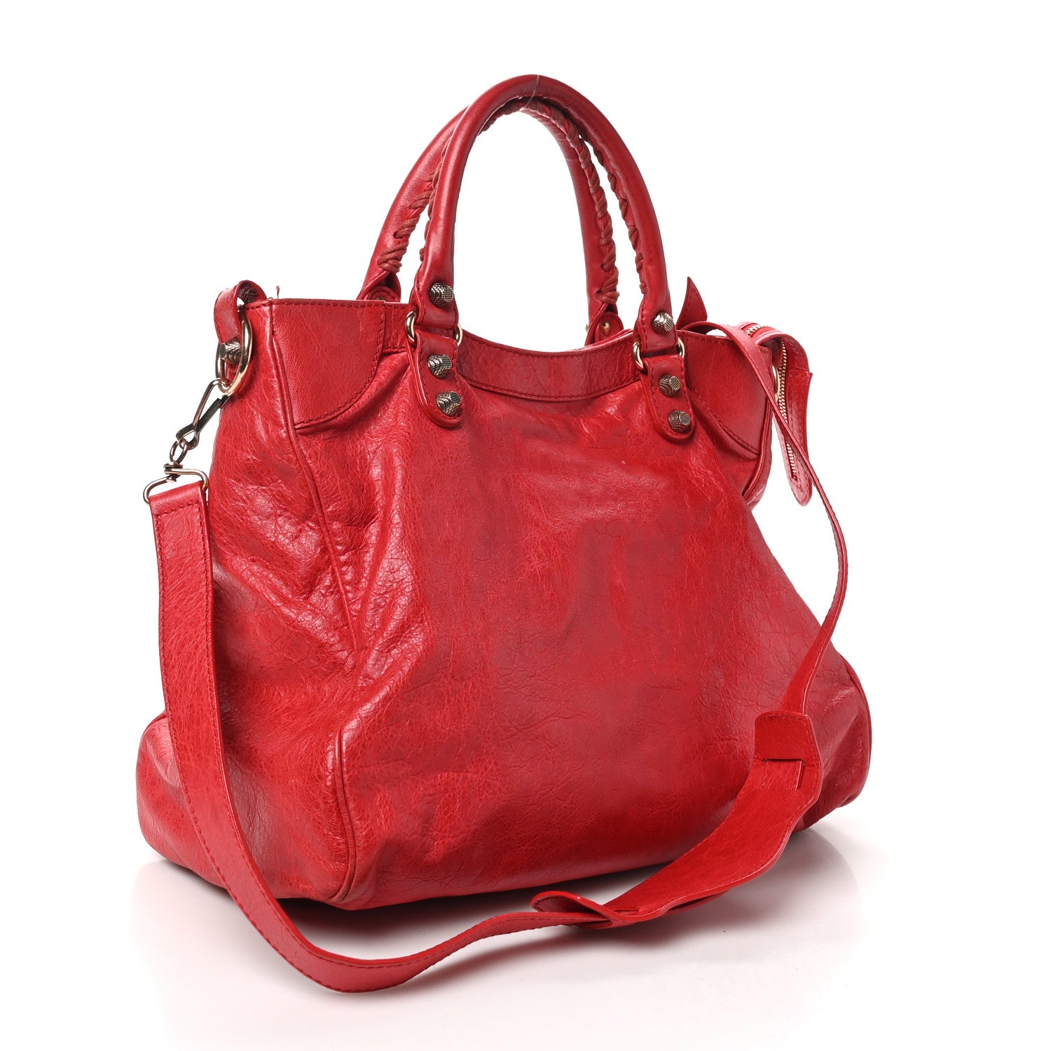 Balenciaga Agneau Giant 12 Rose Gold Hardware Velo Coquelicot 4 of 12