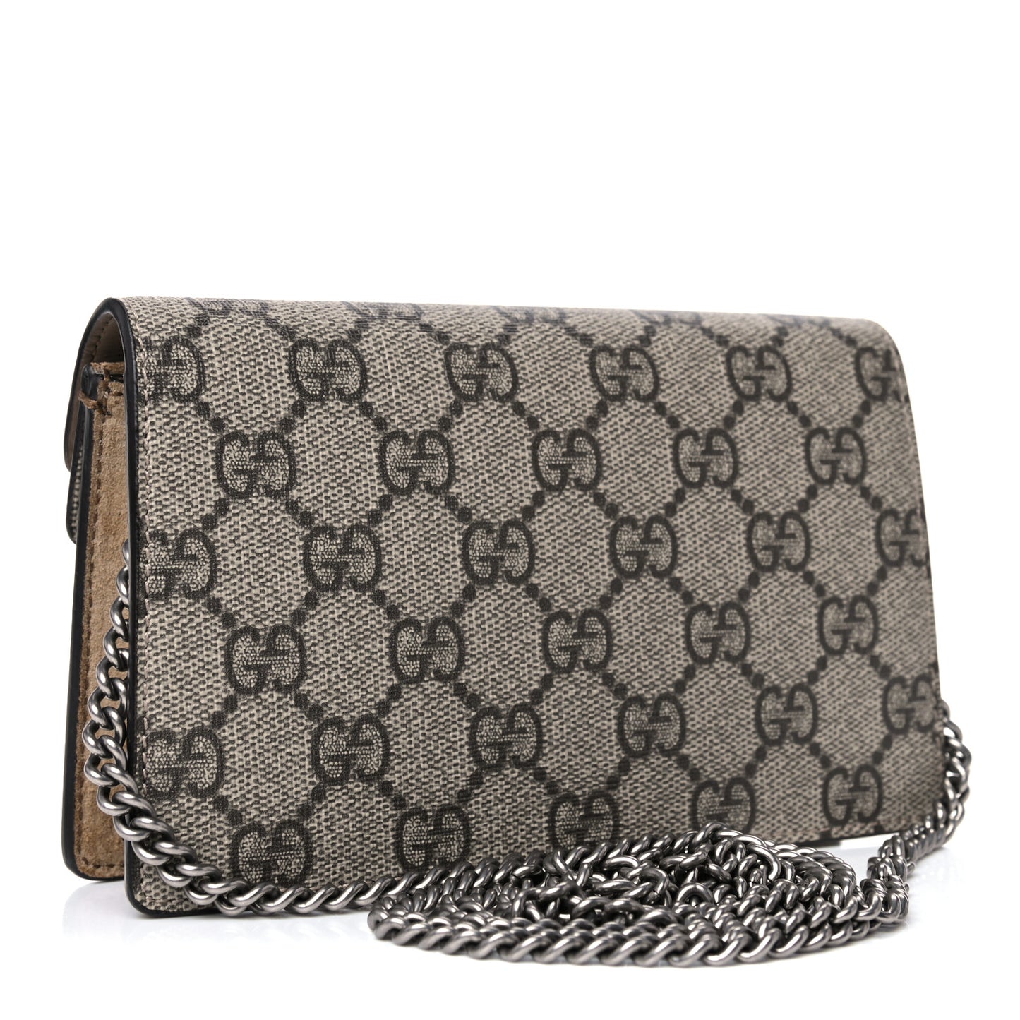 GG Supreme Monogram Super Mini Dionysus Shoulder Bag Taupe