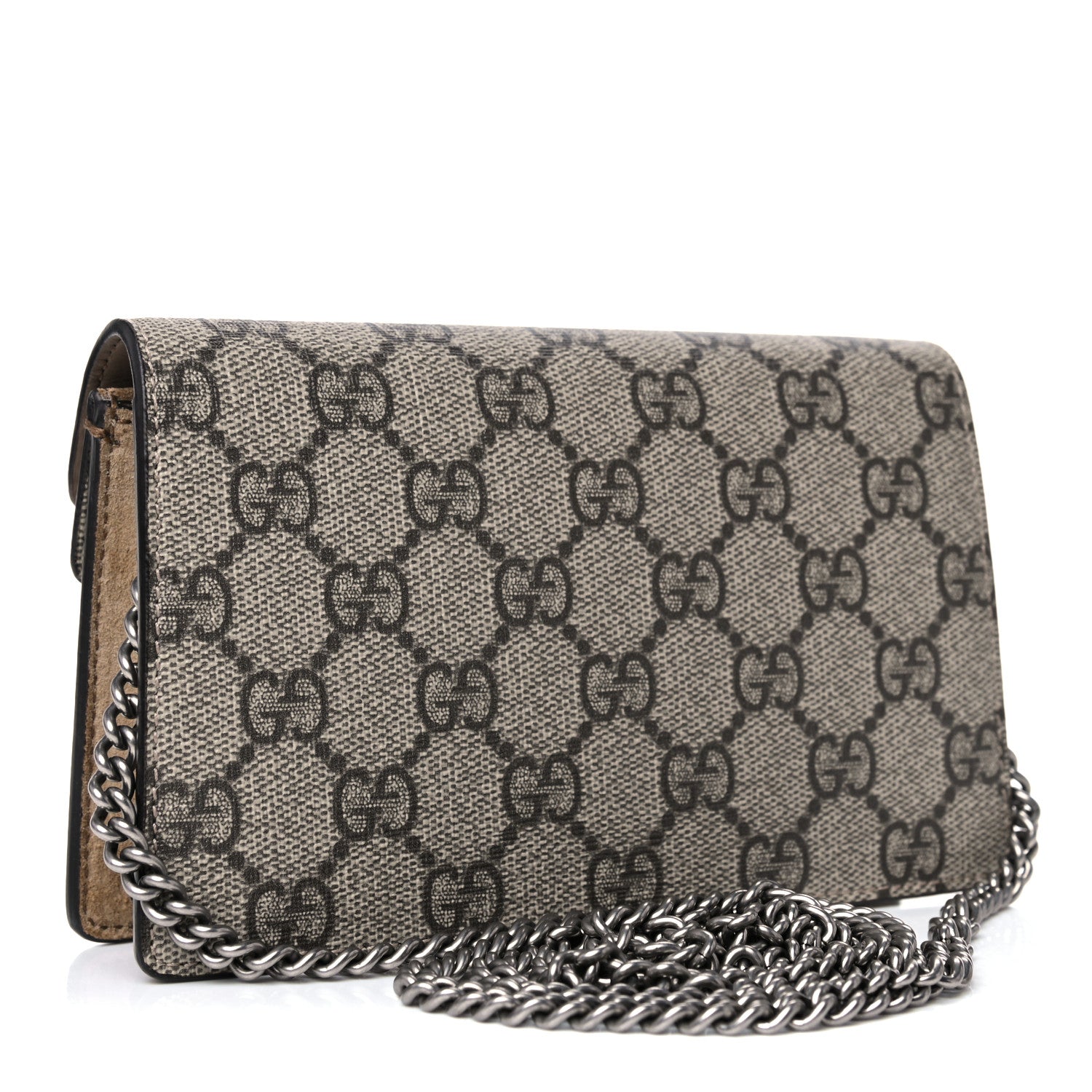 Gucci GG Supreme Monogram Super Mini Dionysus Shoulder Bag Taupe 3 of 10