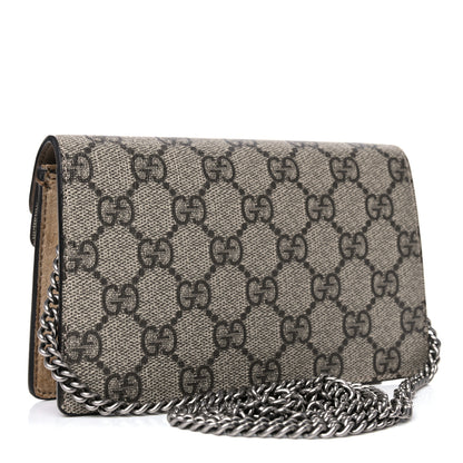 Gucci GG Supreme Monogram Super Mini Dionysus Shoulder Bag Taupe 3 of 10