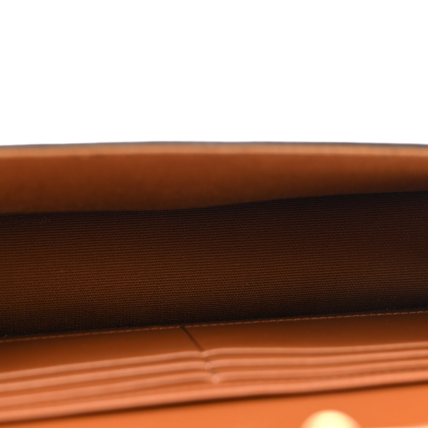 Triomphe Canvas Calfskin Margo Wallet on Chain Tan