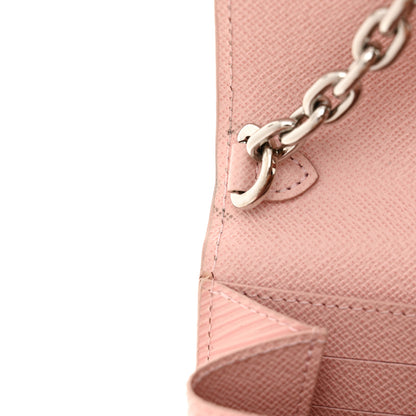 Louis Vuitton Epi Twist Chain Wallet Rose Ballerine 10 of 14
