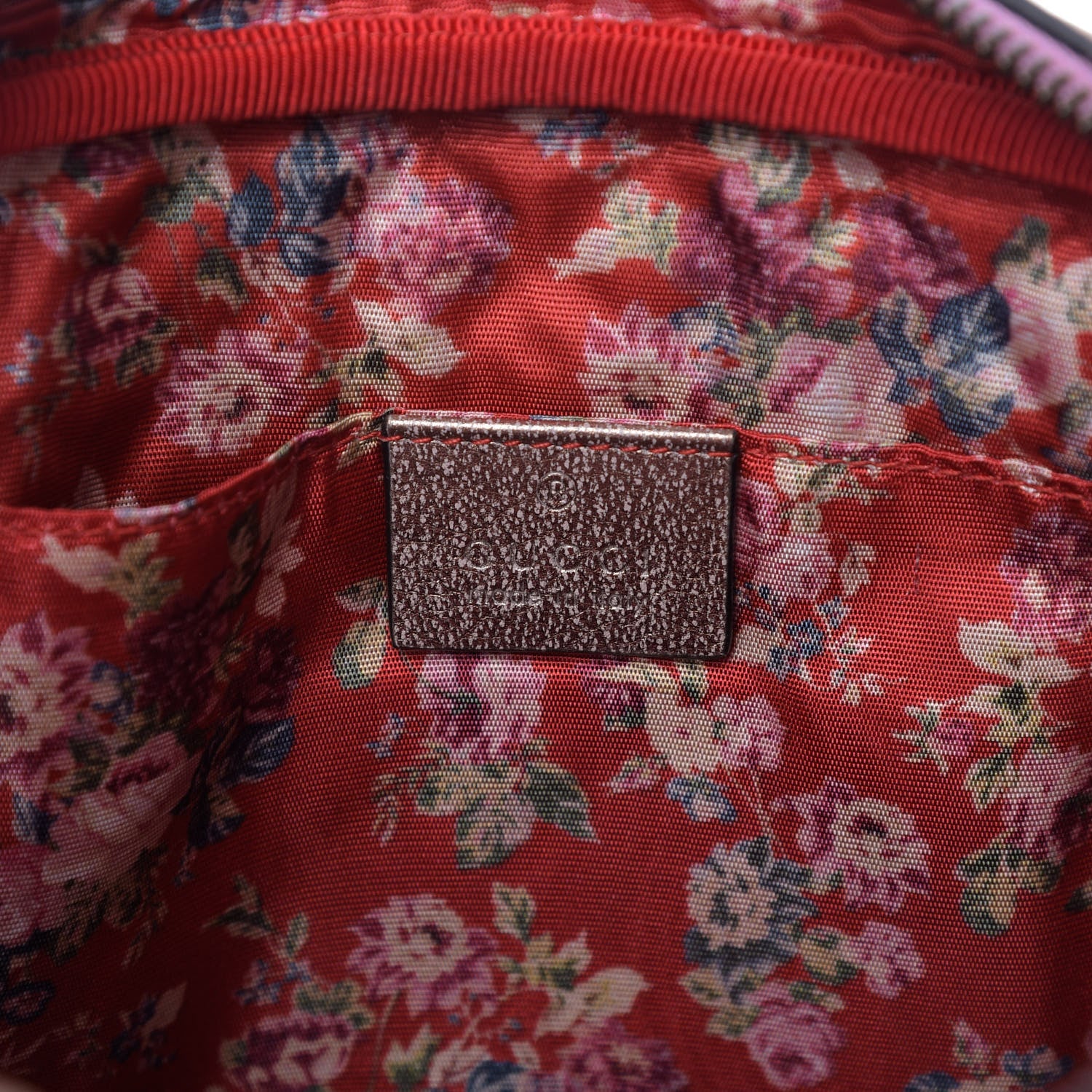 Gucci Laminated Nappa Trapuntata Small Zumi Shoulder Bag Rosa Lago Rame 8 of 9