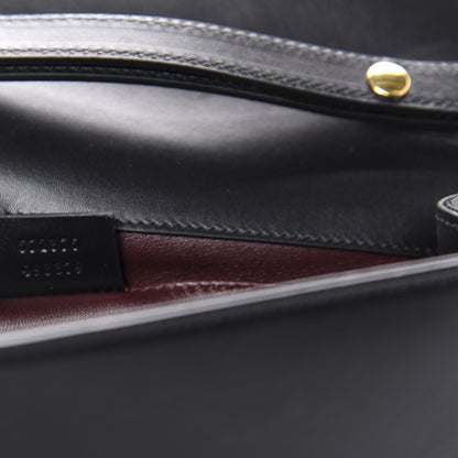 Gucci Smooth Calfskin Small Zumi Top Handle Shoulder Bag Black 10 of 17