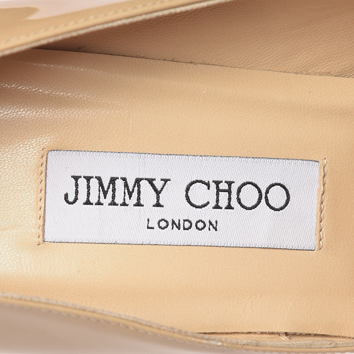 Jimmy Choo Patent Romy 110 Pumps 41.5 NAtural 9 of 9