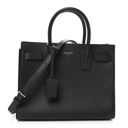 Saint Laurent Grained Calfskin Baby Sac De Jour Black 1 of 11