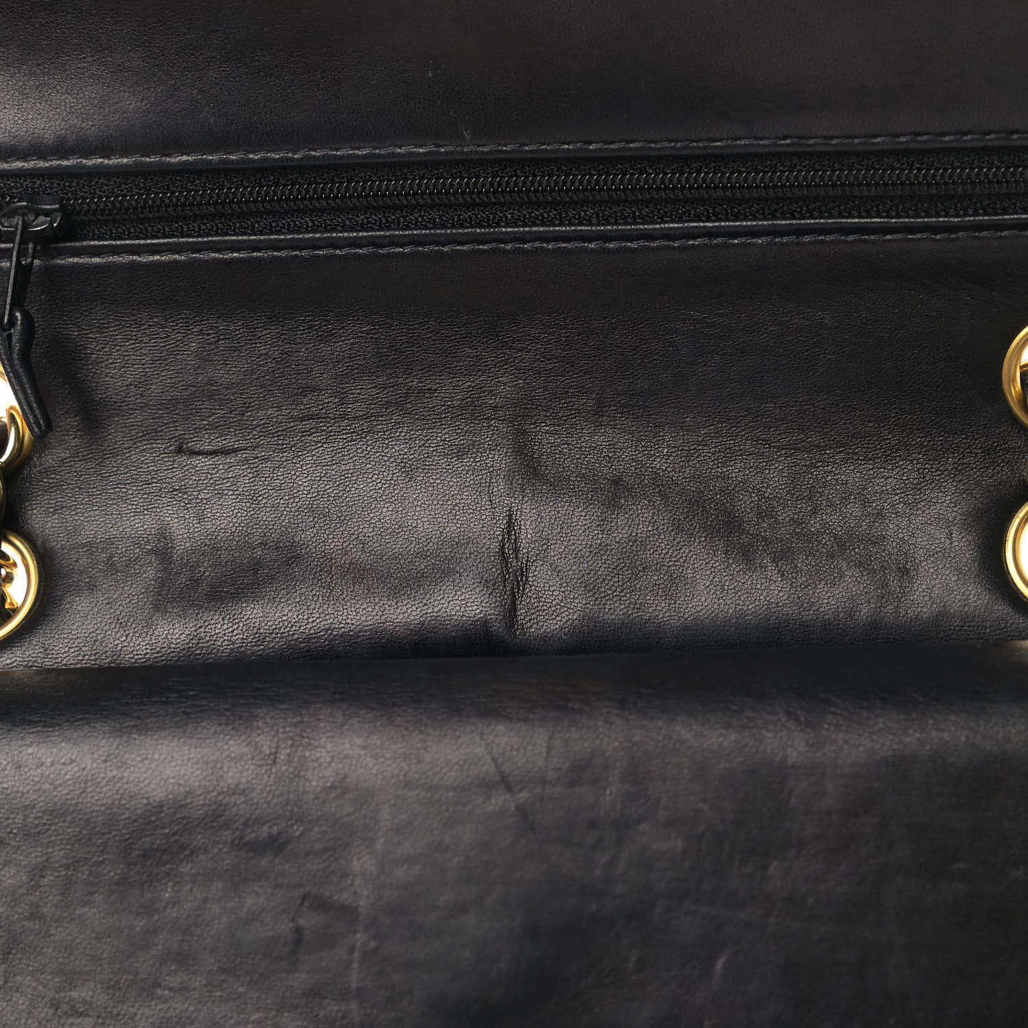 Chanel Lambskin Quilted Small Double Flap Black 7 of 11