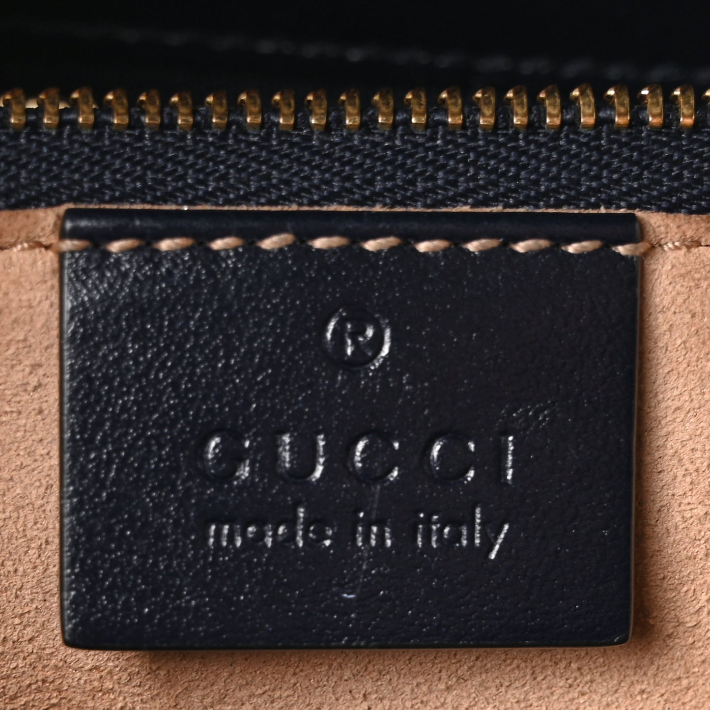 Calfskin Velvet Web Horsebit 1955 Shoulder Bag Blue