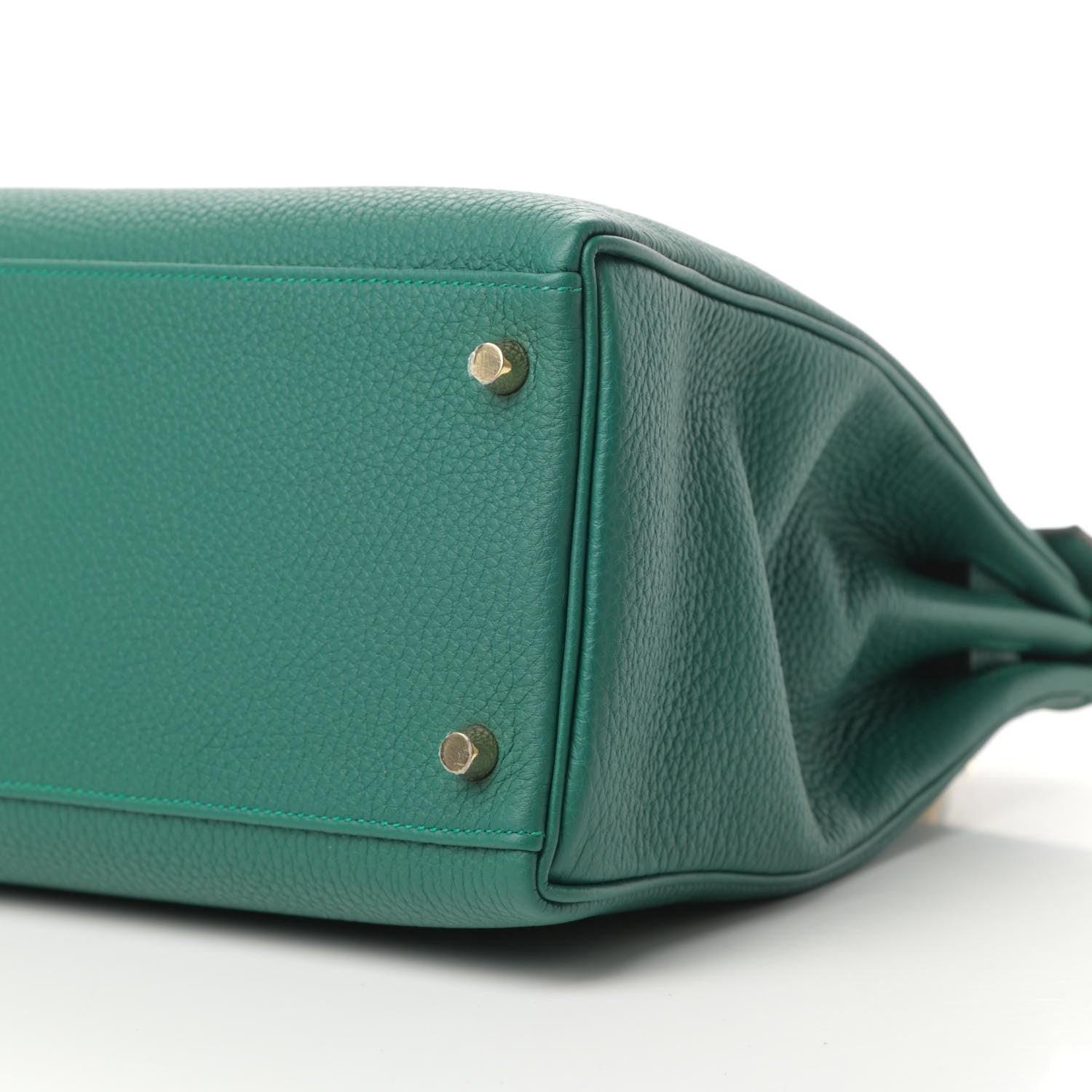 Hermes Togo Kelly Retourne 35 Malachite 10 of 10
