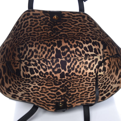 Saint Laurent Calfskin Large Shopping Tote Black 5 of 8
